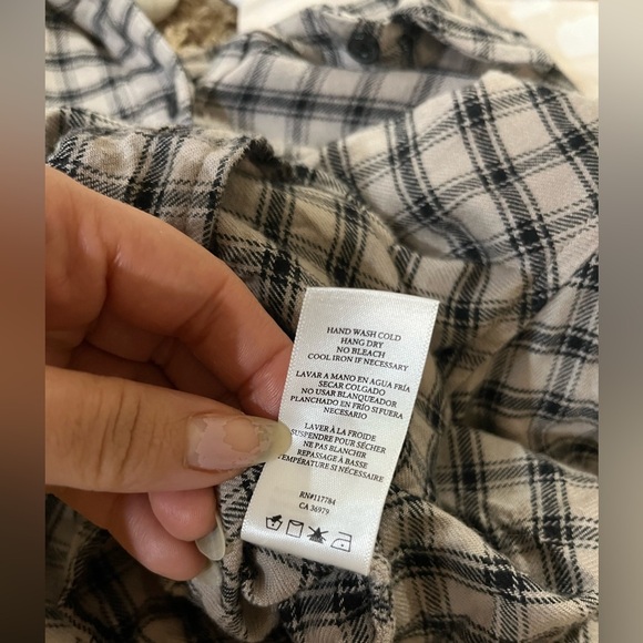 Rails Angelica Shirt Malt Onyx flannel button down - Picture 13 of 14